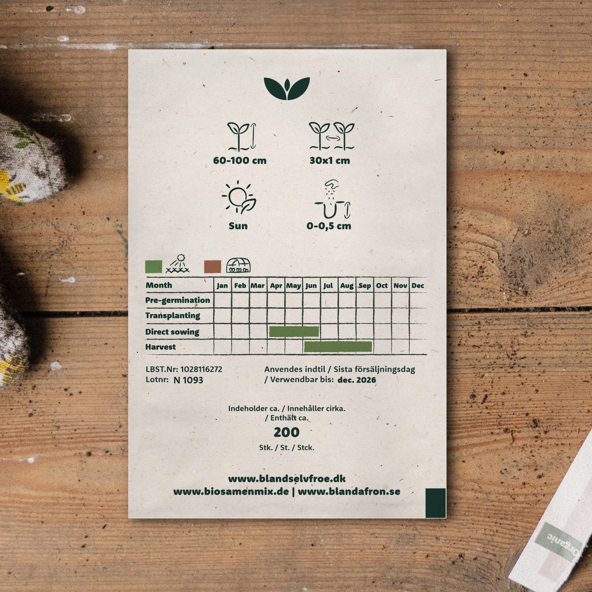 Blumenmischung Samen 'Beemix' - 200 Biosamen