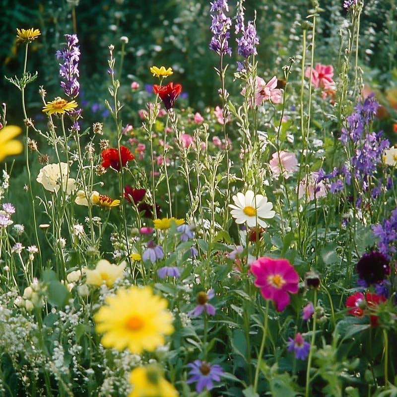 Blumenmischung Samen 'High' - 100 Biosamen