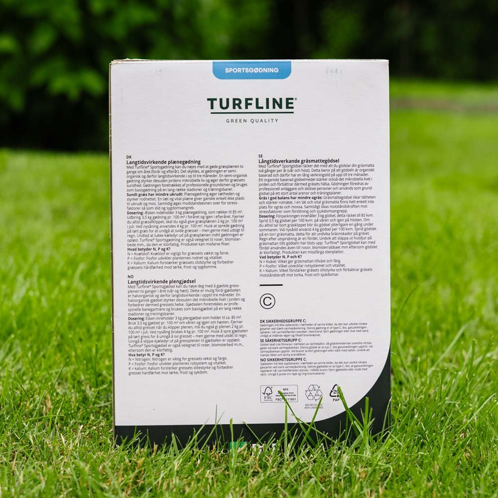 Turfline Sportsgødning 16‒2‒7 ‒ 3 kg