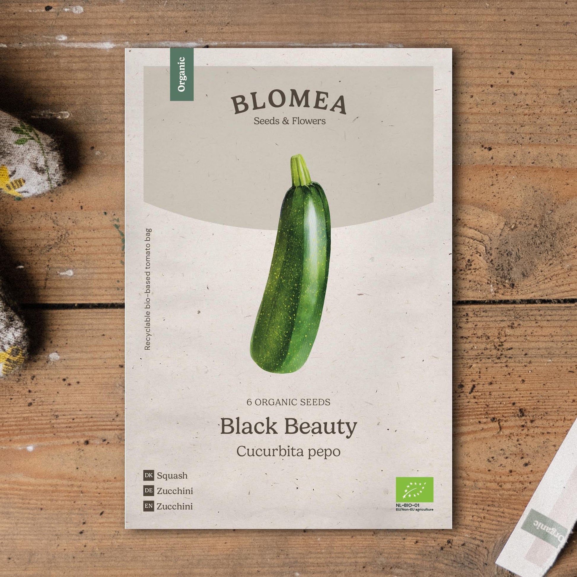 Zucchini Samen 'Black Beauty' - 6 Biosamen