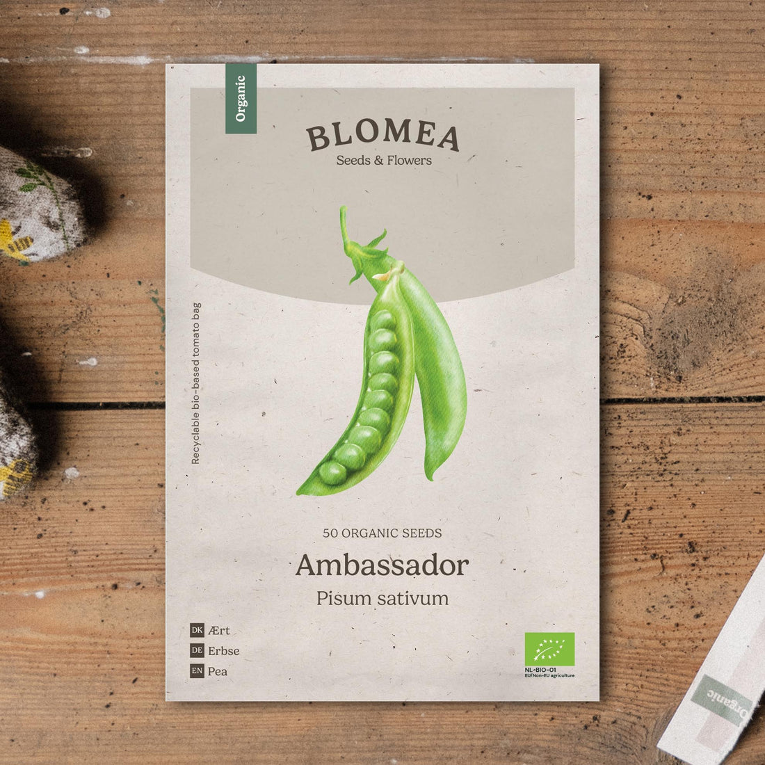 Erbsen Samen 'Ambassador' - 50 Biosamen