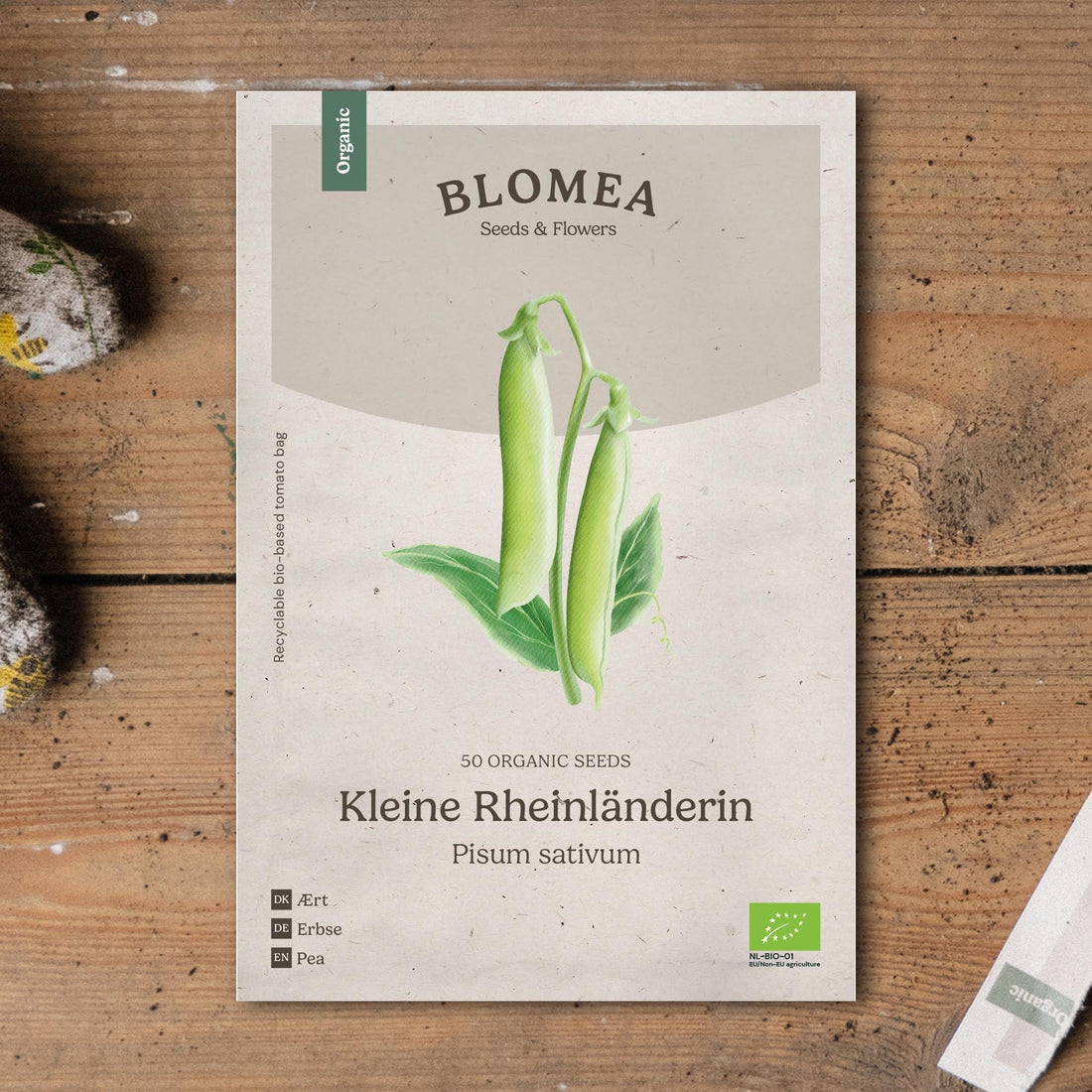 Erbsen Samen 'Kleine Rheinländerin' - 50 Biosamen