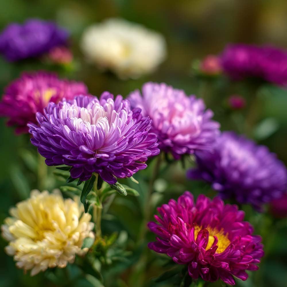 Astern Samen 'Biedermeier' - 125 Biosamen