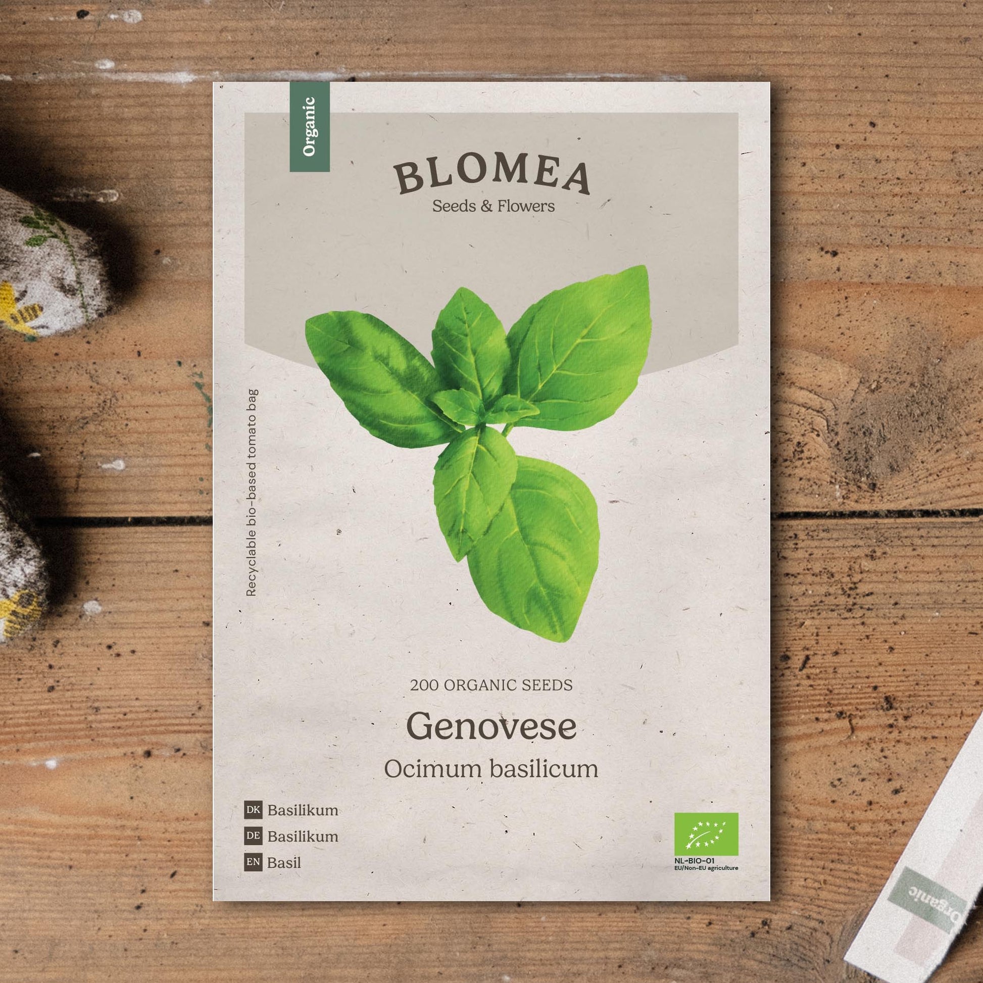 Basillikum frø 'Genovese' - 200 Økologiske Frø