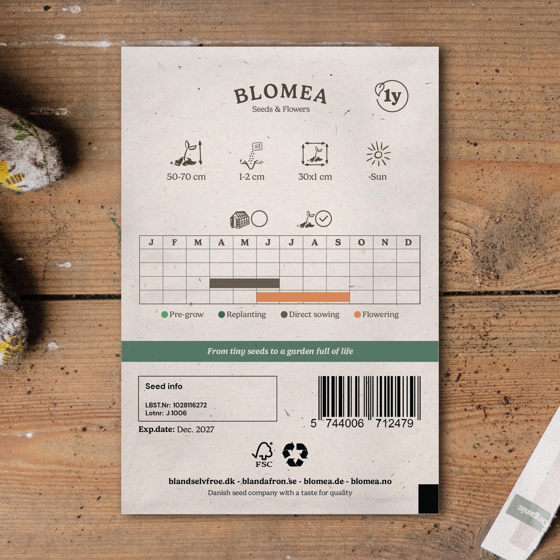 Blumenmischung 'Mix' - 700 Biosamen