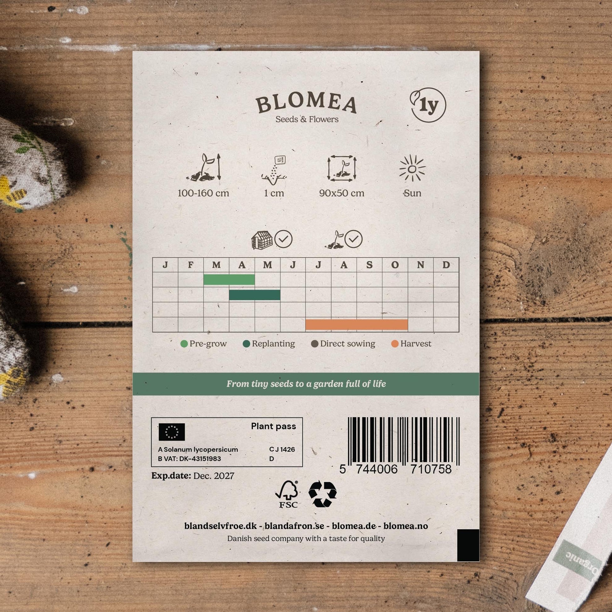 Bøftomat 'Marmande' - 30 Økologiske Frø