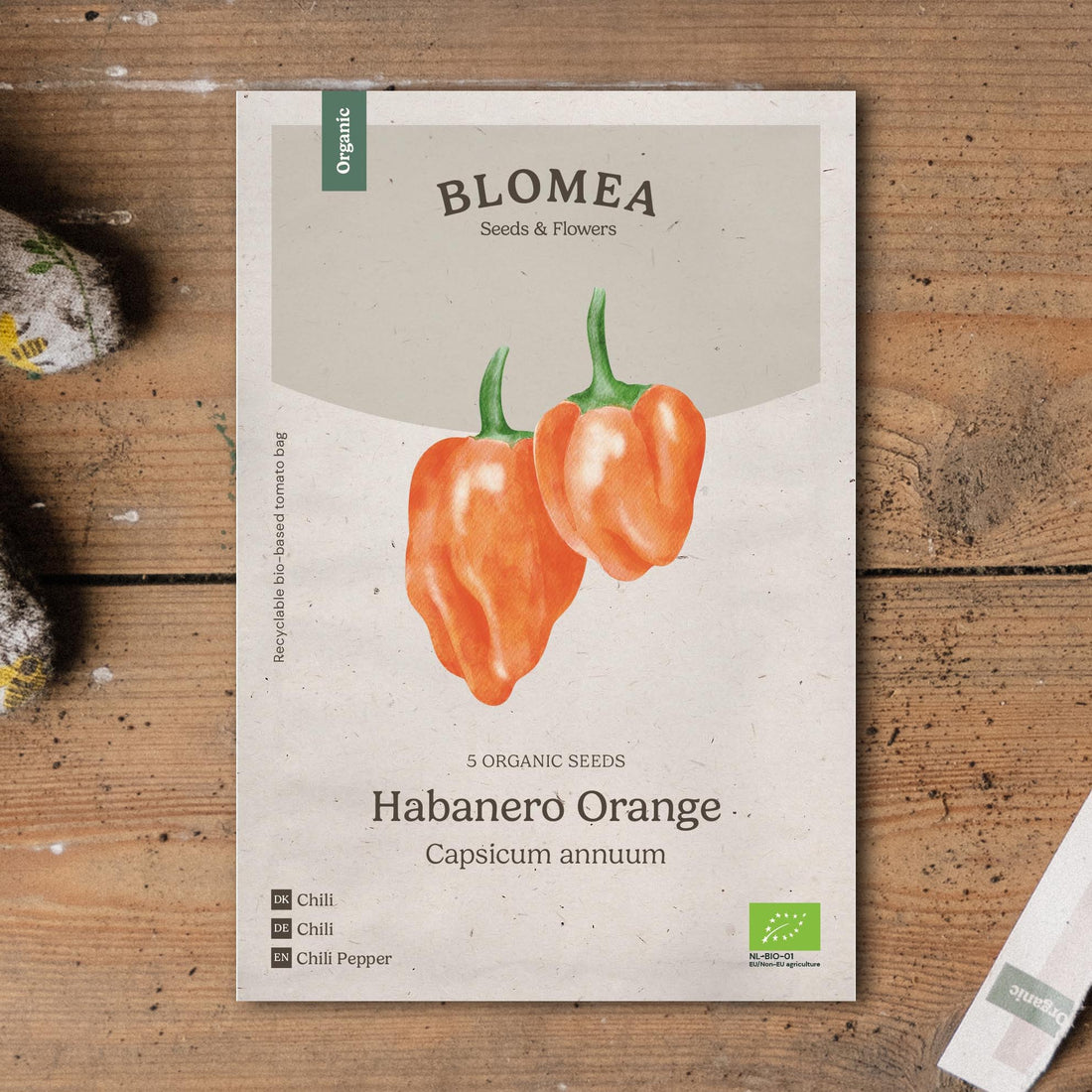 Chili Samen 'Habanero Orange' - 5 Biosamen