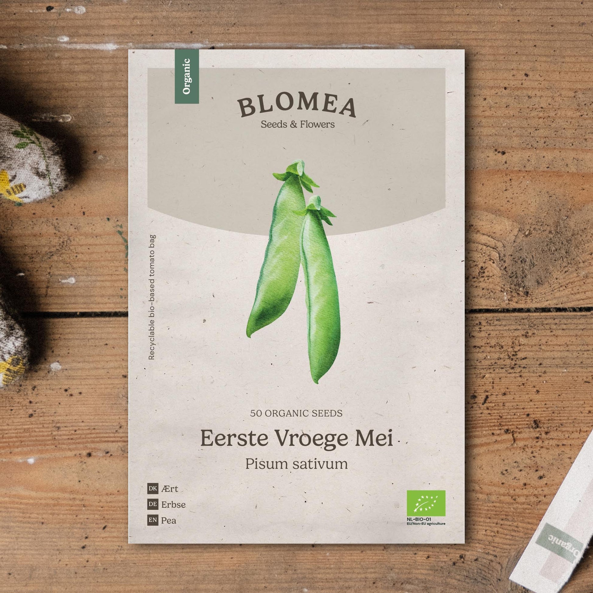 Erbsensamen 'Eerste Vroege Mei' - 50 Biosamen