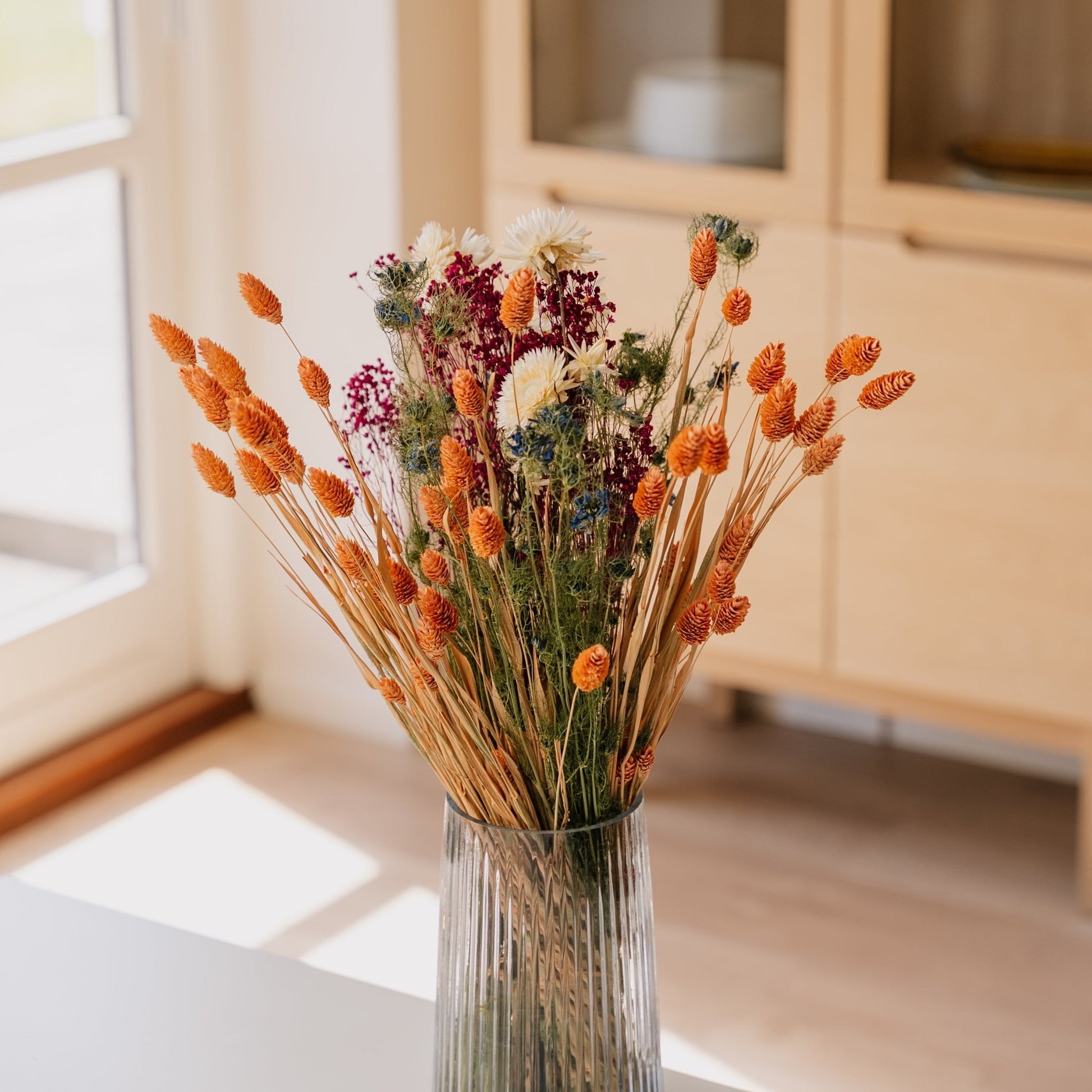 Ewiger Blumenstrauß, Glanz, H: 50 cm