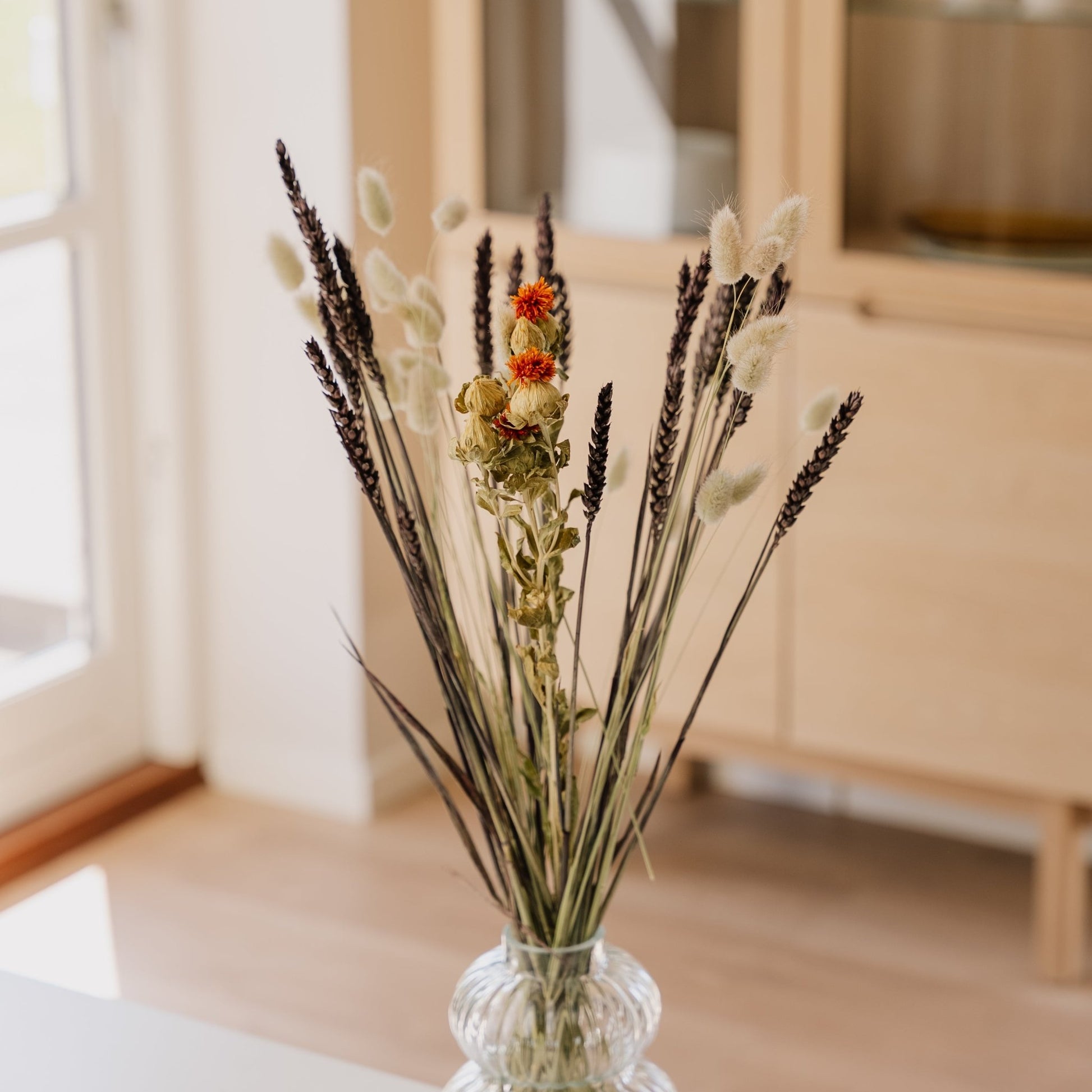 Ewiger Blumenstrauß, Ringelblume, H: 55 cm
