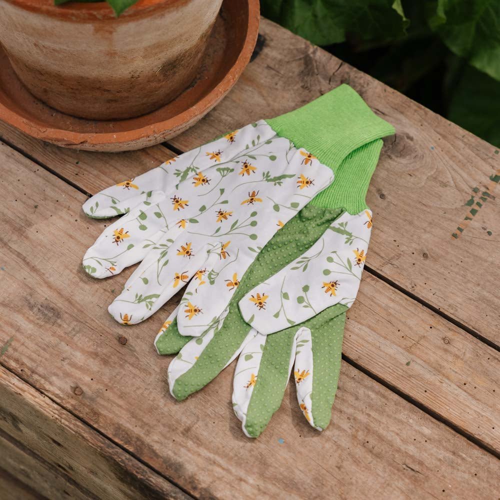 Handschuhe, Bienenmuster