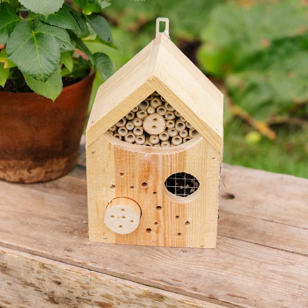 Insektenhotel, Natur, L: 15 cm B: 18 cm H: 28 cm