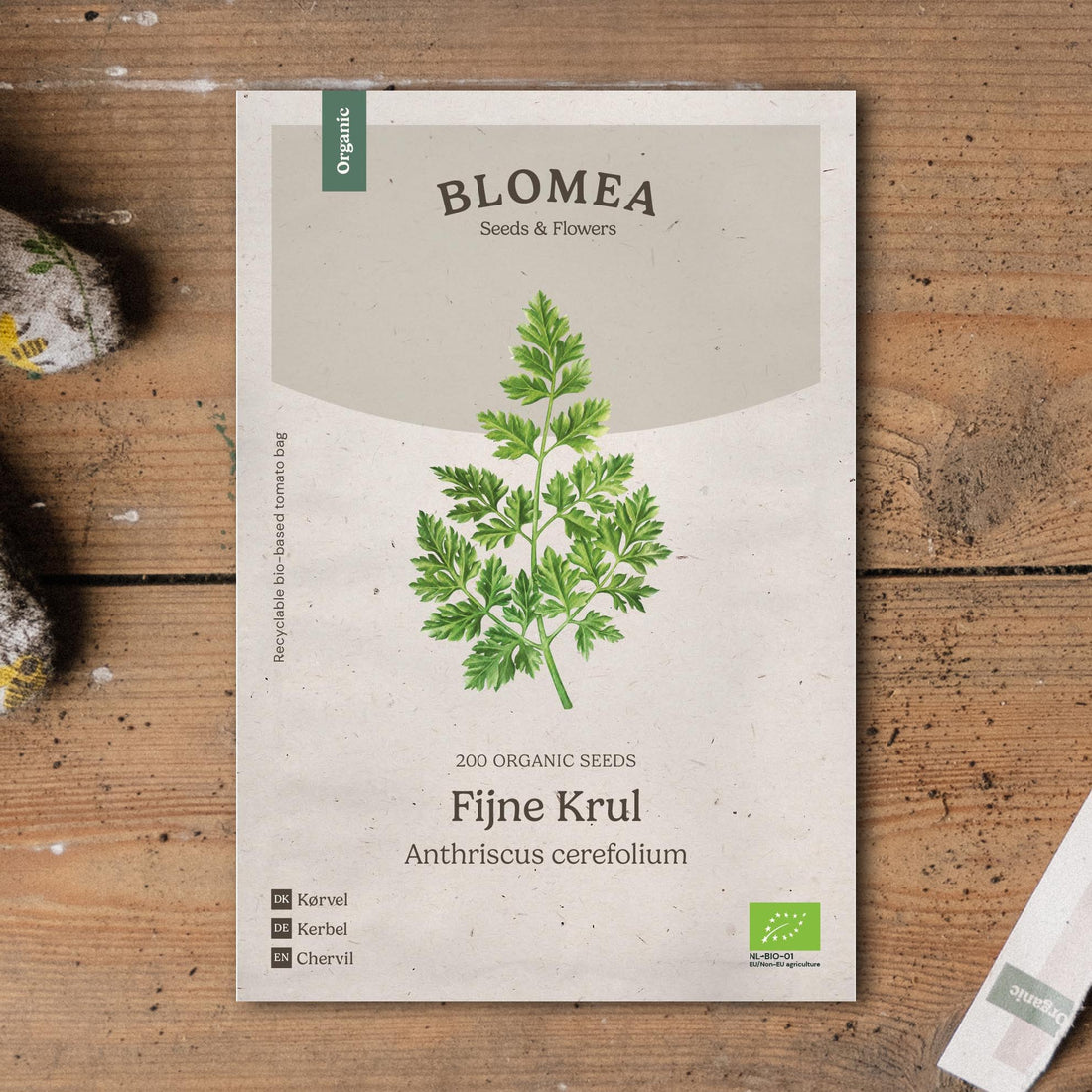 Kerbel Samen 'Fijne Krul' - 200 Biosamen