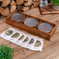 Microgreenbox mit Bambushalter - 6 Beutel Bio - Samen