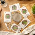 Microgreenbox mit Keimschale - 5 Tüten Biosamen