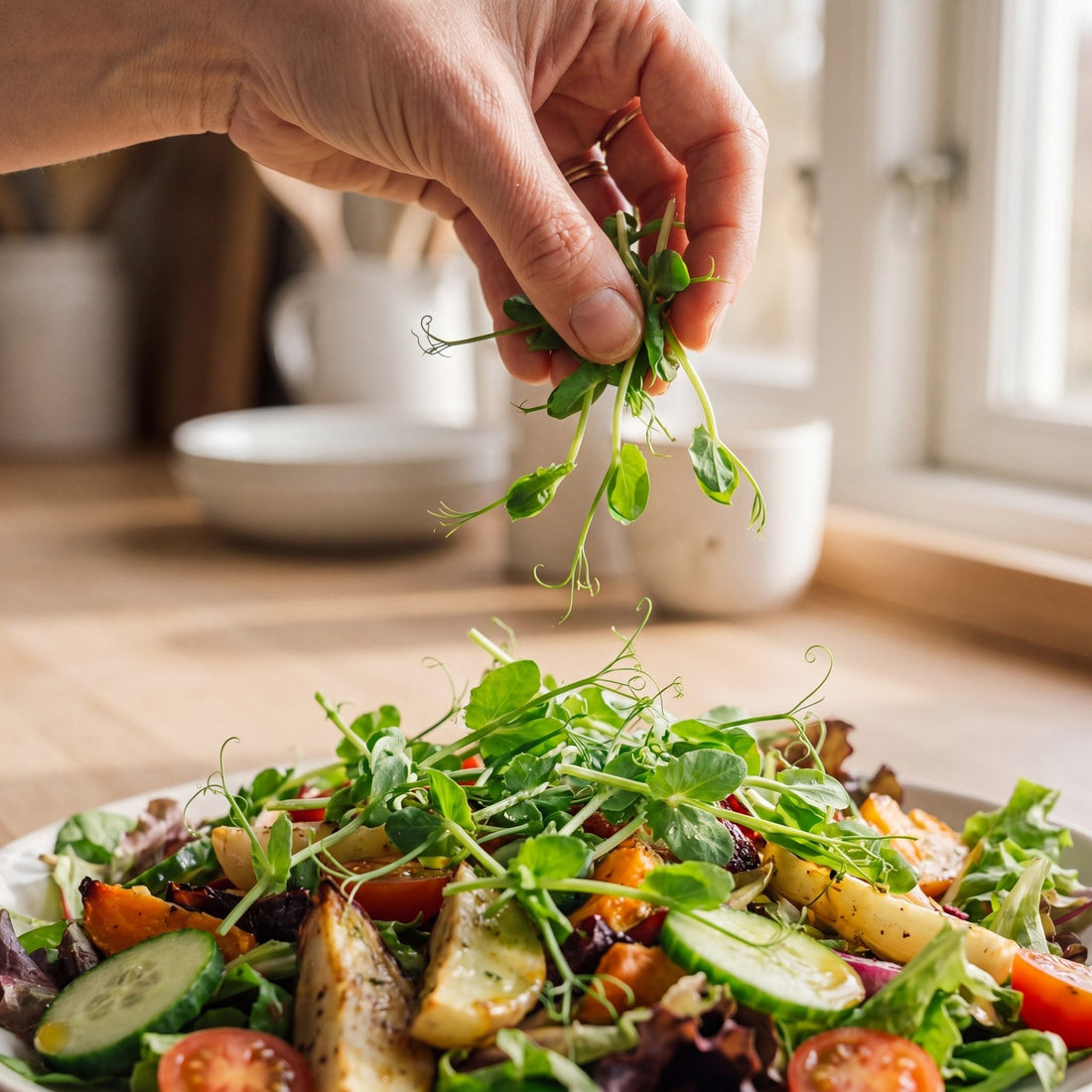 Microgreens Samen 'Erbsen' - 100 Biosamen