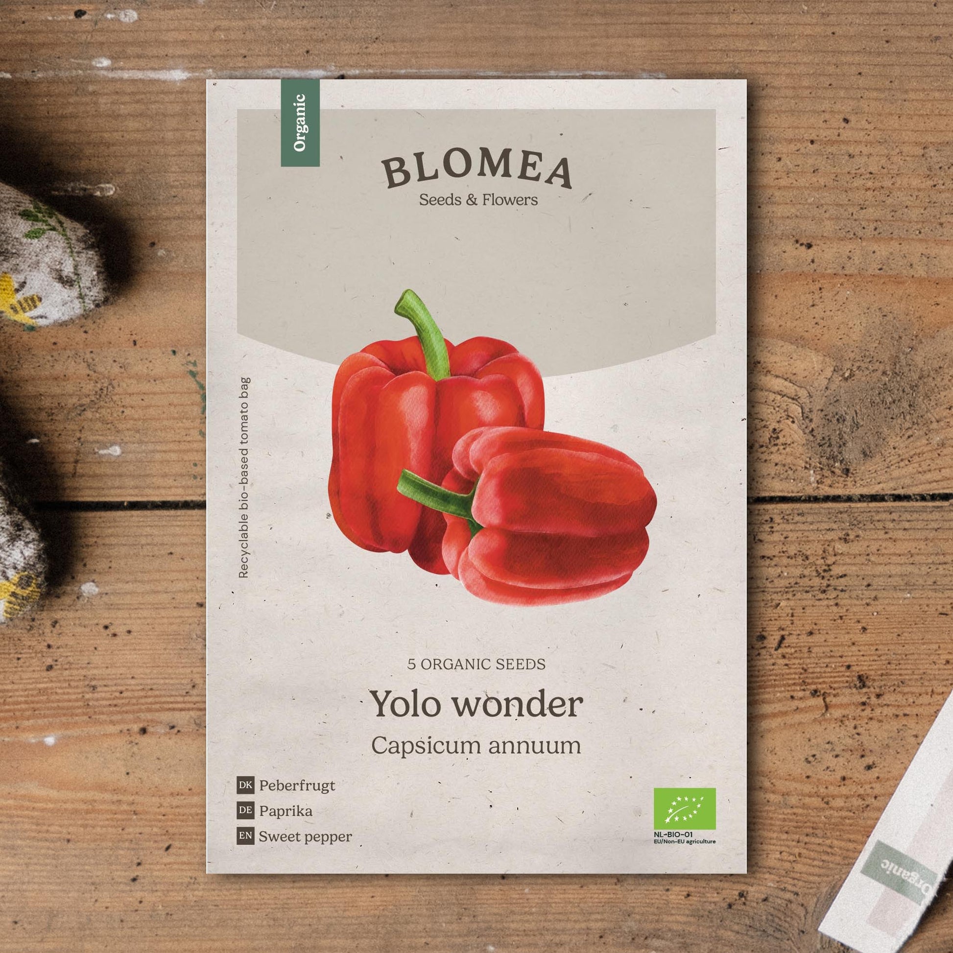 Paprika Samen 'Yolo Wonder' - 5 Biosamen
