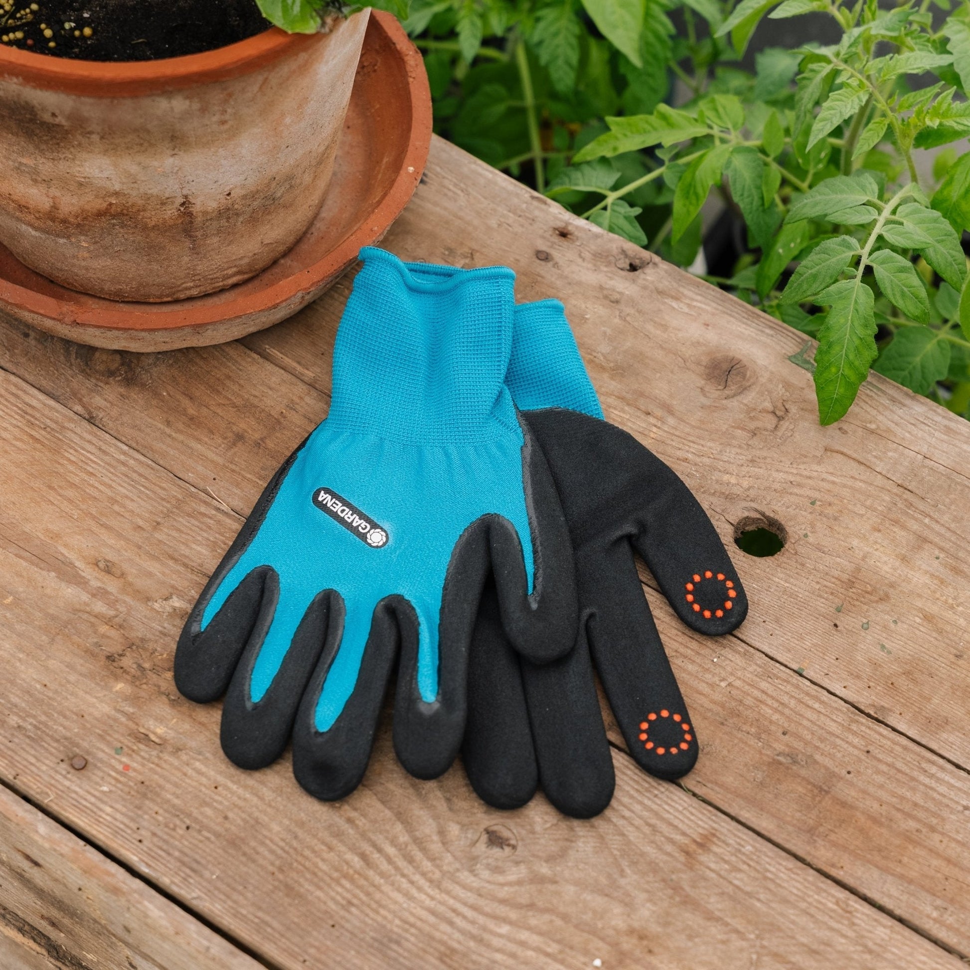 gardena handschuhe Pflanzenhandschuh M – Funktionales Gartenzubehör von Gardena