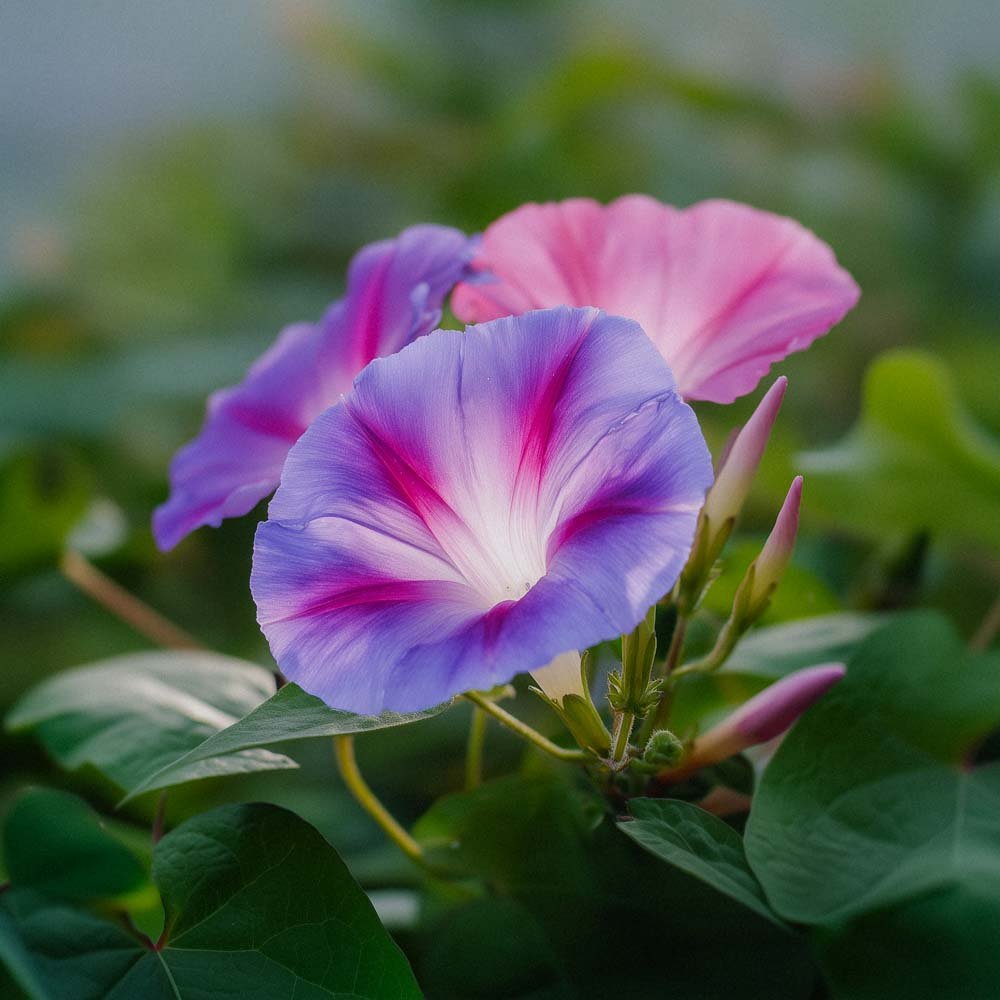 Purpurwinde Samen 'Common Morning Glory' - 65 Biosamen