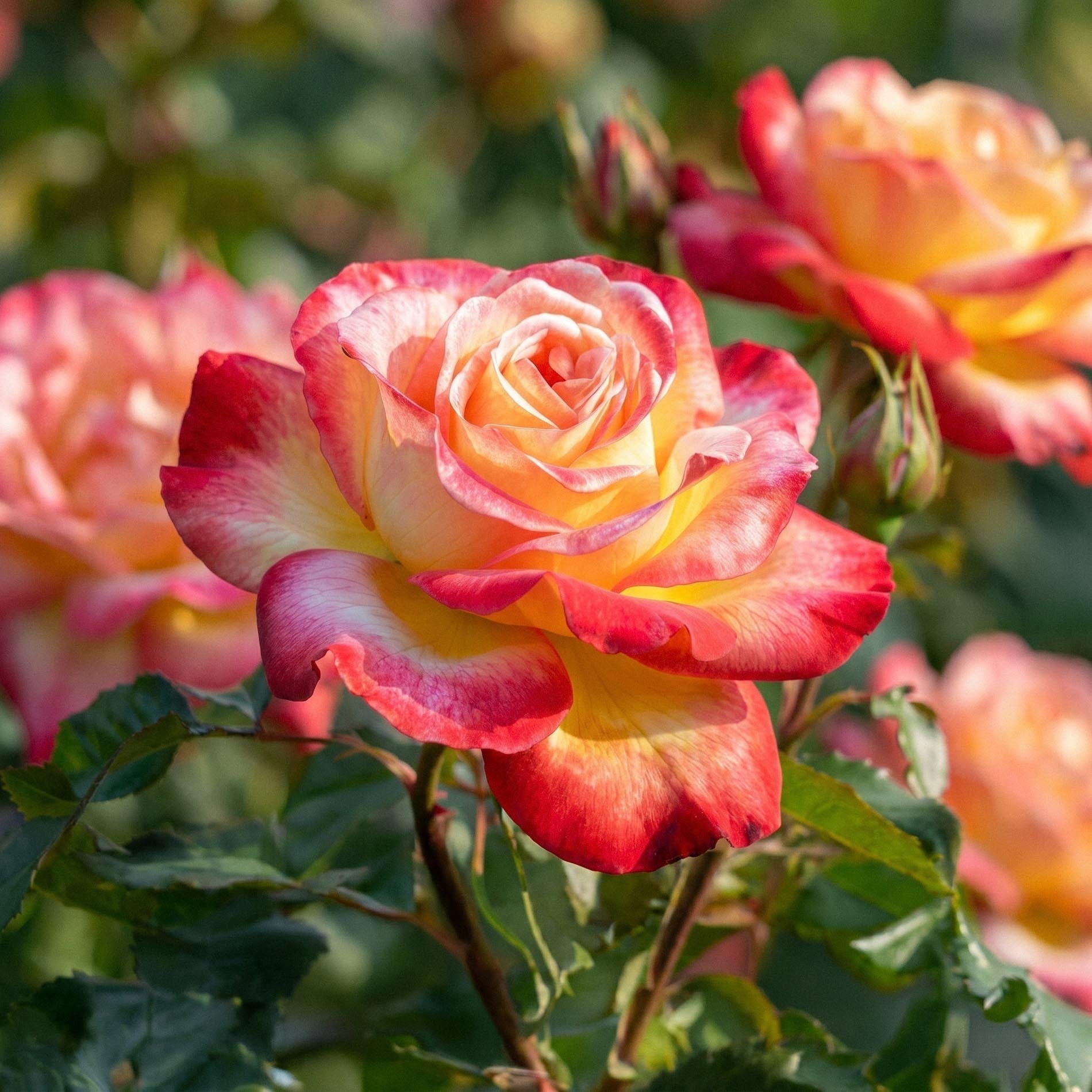 Rose 'Double Delight'