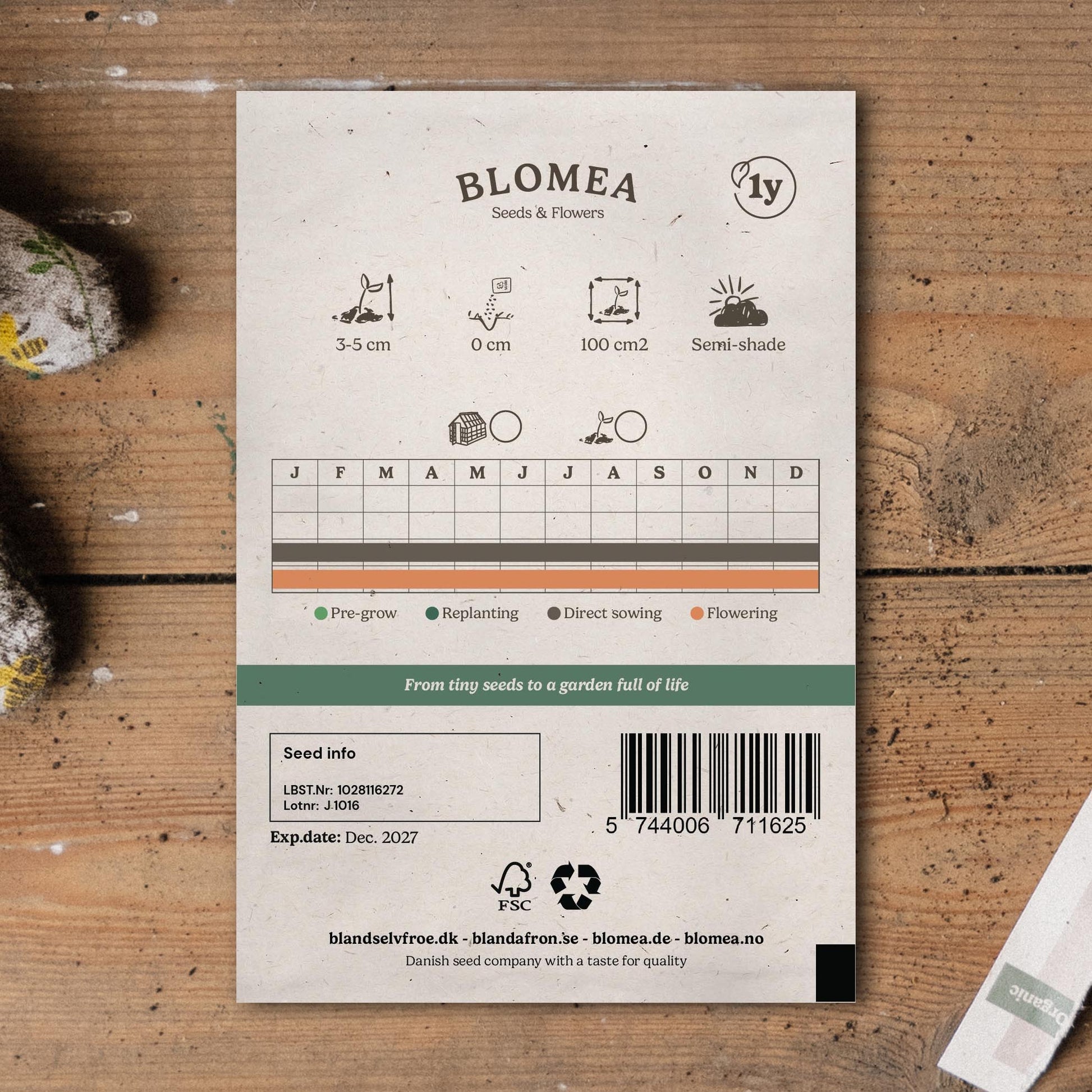 Rucola mikrogrønt frø - 10000 Økologiske Frø