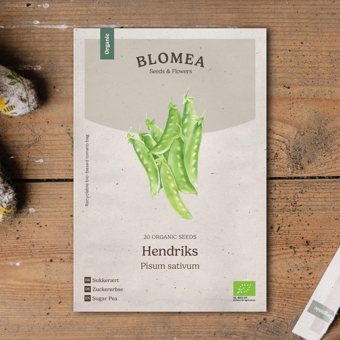 Zuckererbsen Samen 'Hendriks' - 20 Biosamen