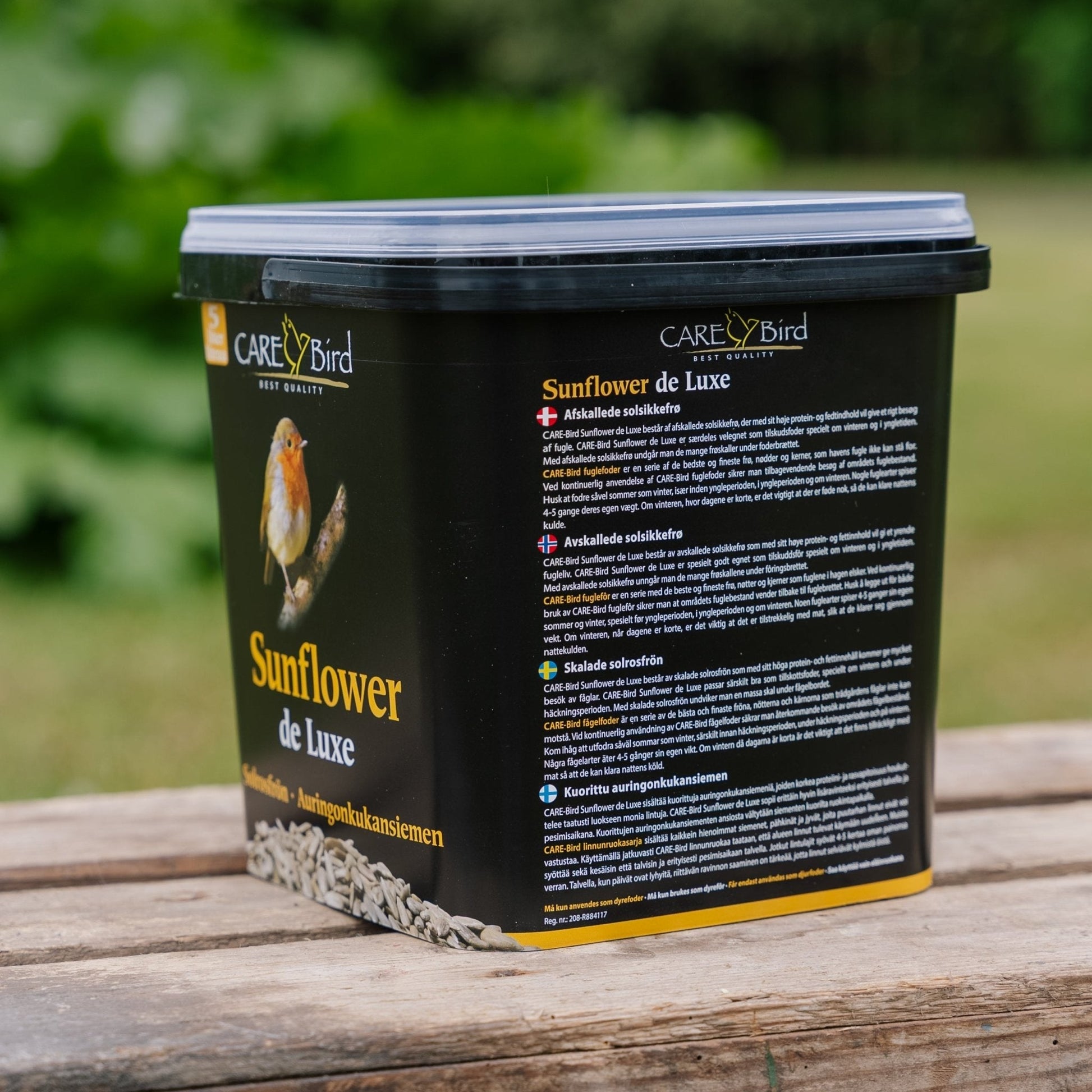 Vogelfutter, Sunflower de Luxe, 5 L