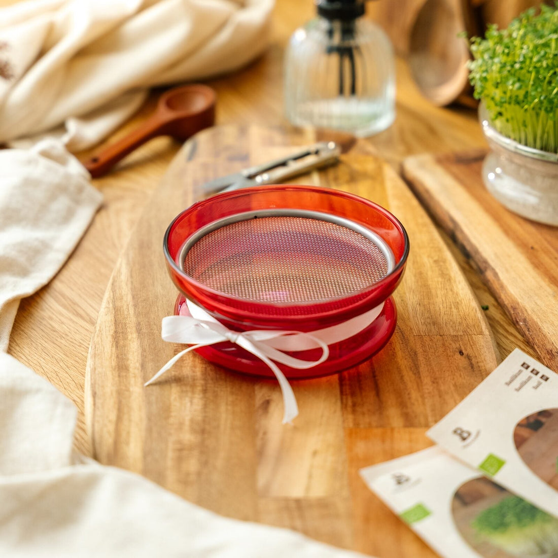 Weihnachts-Keimschale für Microgreens
