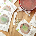Weihnachtspaket für Microgreens - 5 Beutel Bio-Samen
